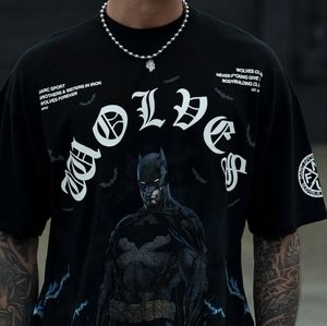 BATMAN ENERGY "PREMIUM" OVERSIZED TEE IN BLACK